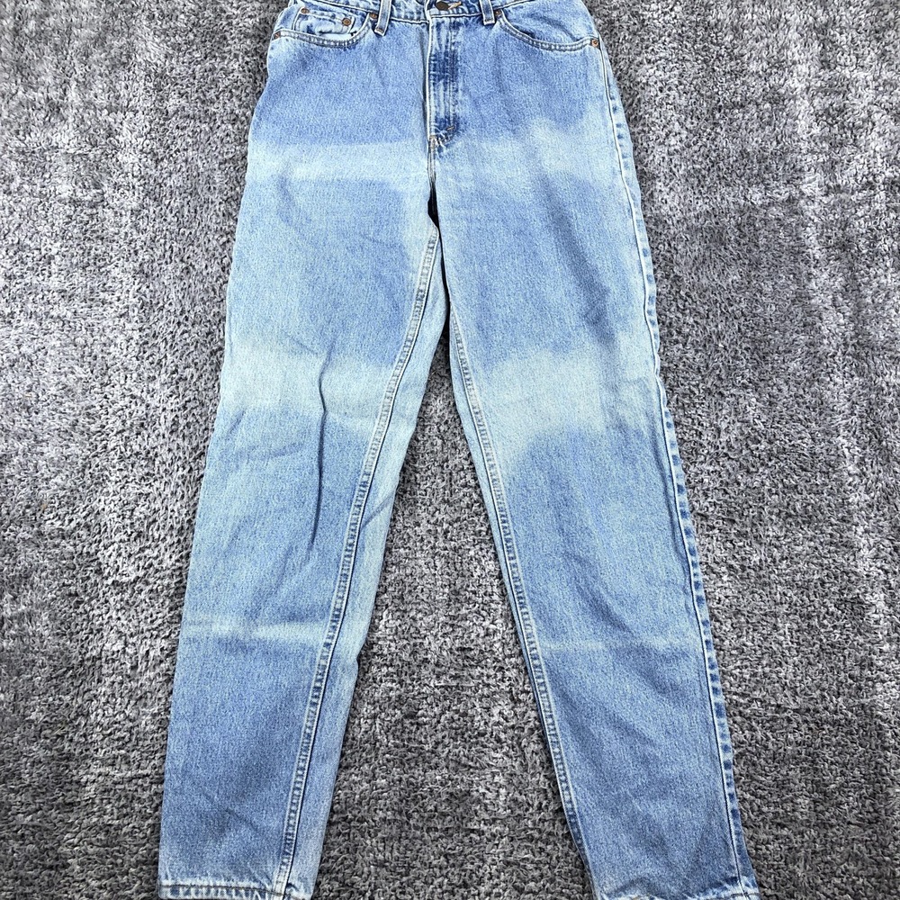 Vintage Levis 512 Jeans Womens 12 Reg L Blue High Rise Slim Tapered Denim USA